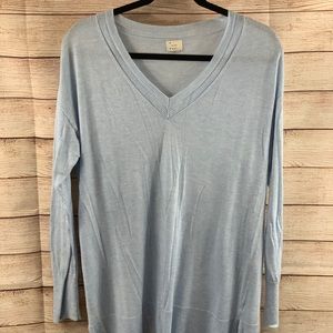 A New Day Light Blue V-Neck Sweater